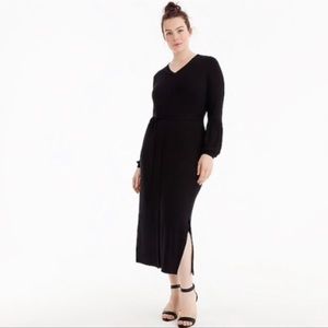 US FOR J. CREW Jersey Maxi Dress in Black XL NWT